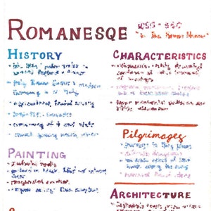 AP Art History Notes: Romanesque