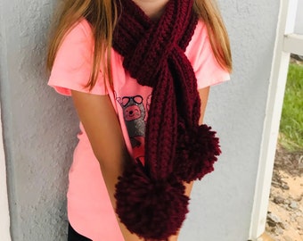 Pom Pom Scarf