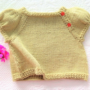 Patron de tricot MK#46 haut d&#39;été pour bébé