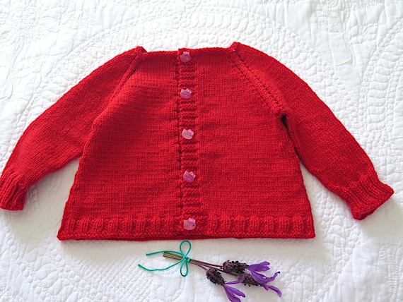etsy baby cardigan