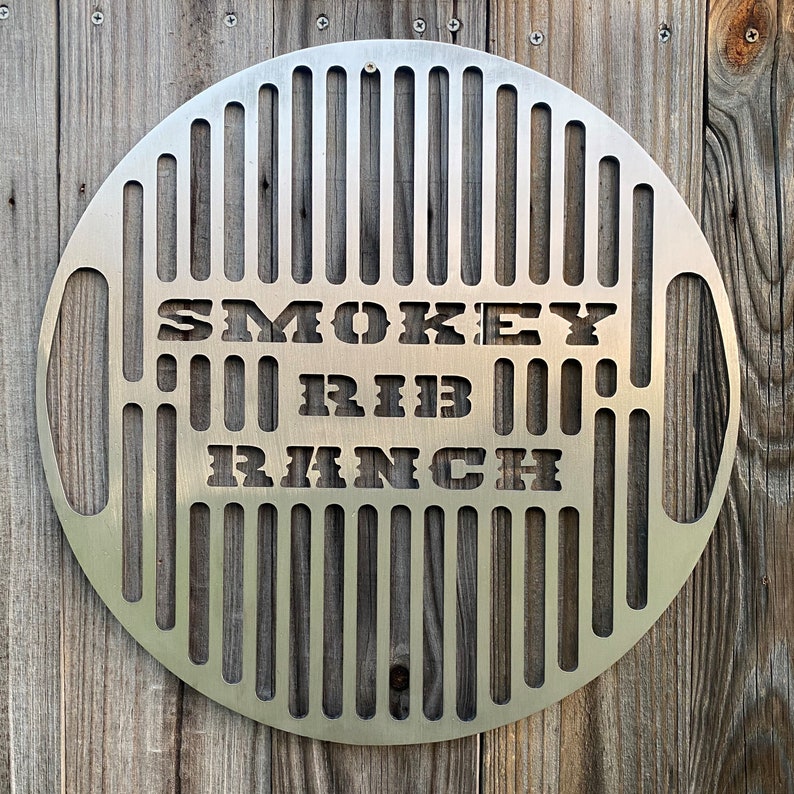Big Green Egg Grill Grate Custom Metal Grates Etsy