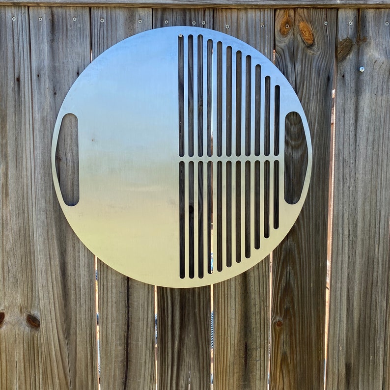 Big Green Egg Grill Grate Custom Metal Grates Etsy