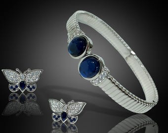 Koninklijke inspiratie in zilver: exclusieve creatie van Lina - elegantie en moderniteit - sieradenset van prinses Diana en Megan