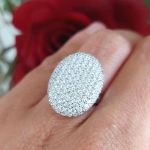 Bella Ring - Engagement Ring - Wedding Ring - Oval Ring - Solid Sterling Silver 925 Ring - Jewelry for Twilight fans - Twilight Ring