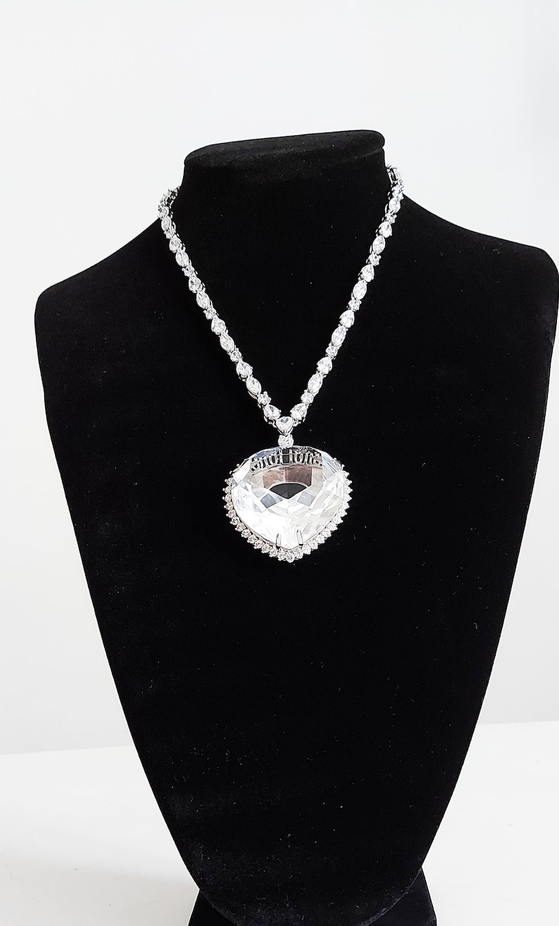 Collier diamant cœur de l