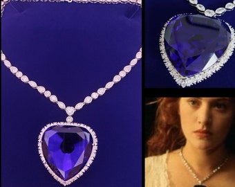 Titanic hart van de oceaan ketting in 925 sterling zilver - rozenketting - Titanic sieraden