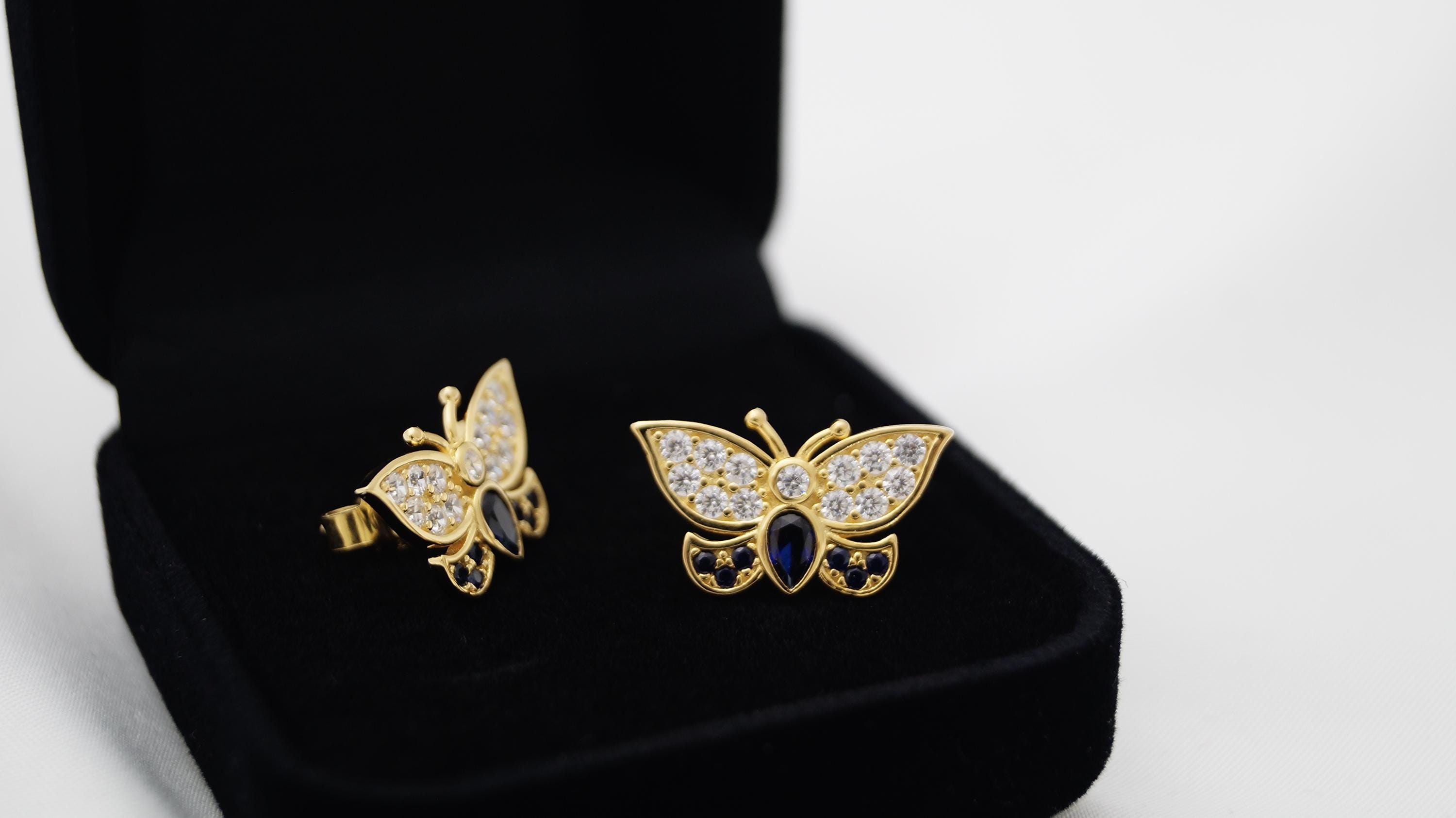 1 Coppia di Orecchini a Perno in Argento Sterling 925 ... - Shein