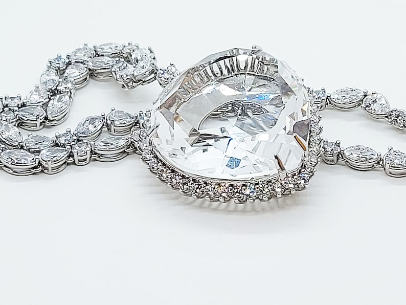 Collier diamant cœur de l