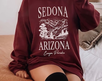 Sedona Arizona Vacation Sweatshirt Arizona Canyon Tee National Park Sweatshirt  Wanderlust Travel Shirt Nature Lover Gift Outdoor Nomad Gift