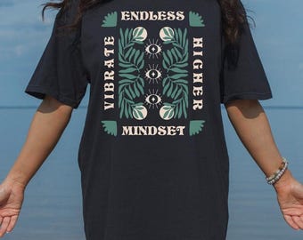 Third Eye Hippie Shirt Boho Affirmation Tshirt Mental Health Apparel Celestial Moon Tee For Nature Lover