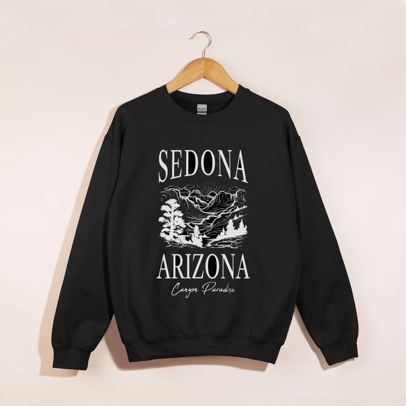 Sedona Arizona Vacation Sweatshirt Arizona Canyon Tee National Park Sweatshirt Wanderlust Travel Shirt Nature Lover Gift Outdoor Nomad Gift image 5