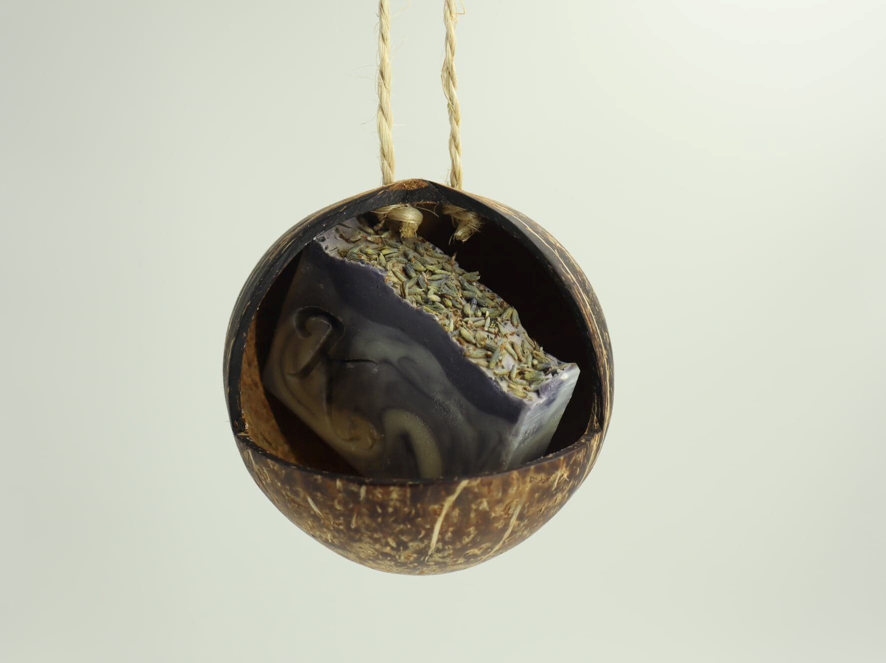 Porte Savon Suspendu en Noix de Coco Cocon Coco