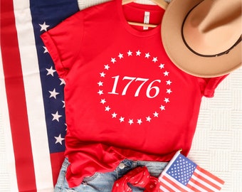 1776 Graphic Tee - Retro Fourth of July Unisex T-Shirt