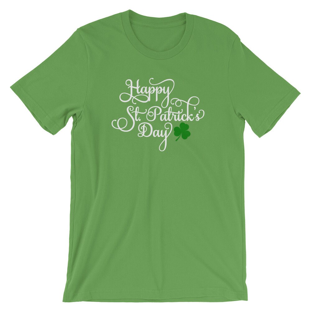 Happy St Patrick's Day Tee Unisex T-shirt Funny St - Etsy UK