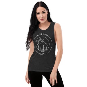 Explore More Tank Top - Adventure Mountain Shirt | Outdoor Tank Top | Mountain Tank | Camping Tank |  Ladies’ Muscle Tank