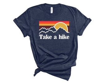 Take a Hike Tee: Unisex Mountain Graphic T-Shirt