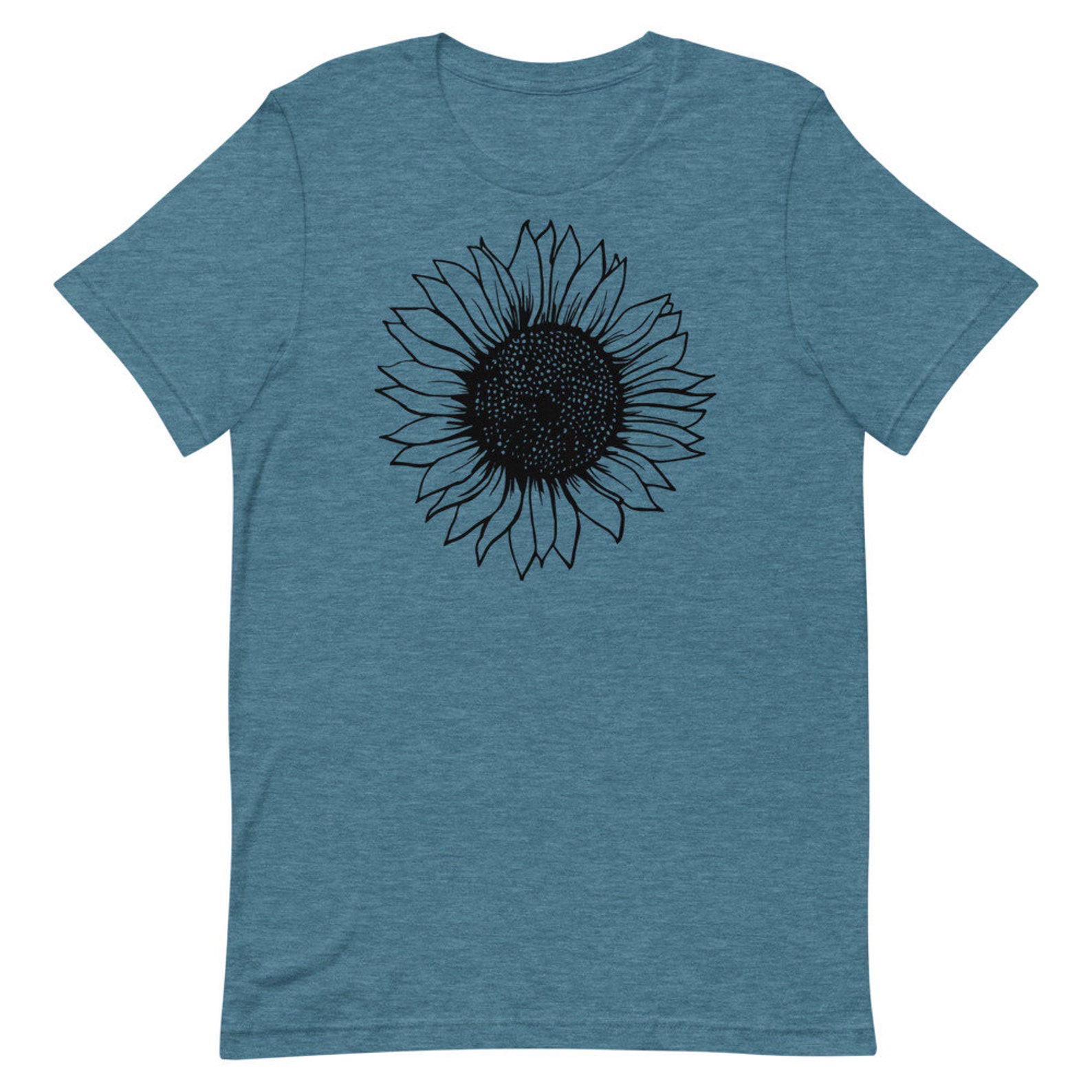 Sunflower Tee Unisex Tshirt Sunflower Shirt Botanical Tshirt Boho