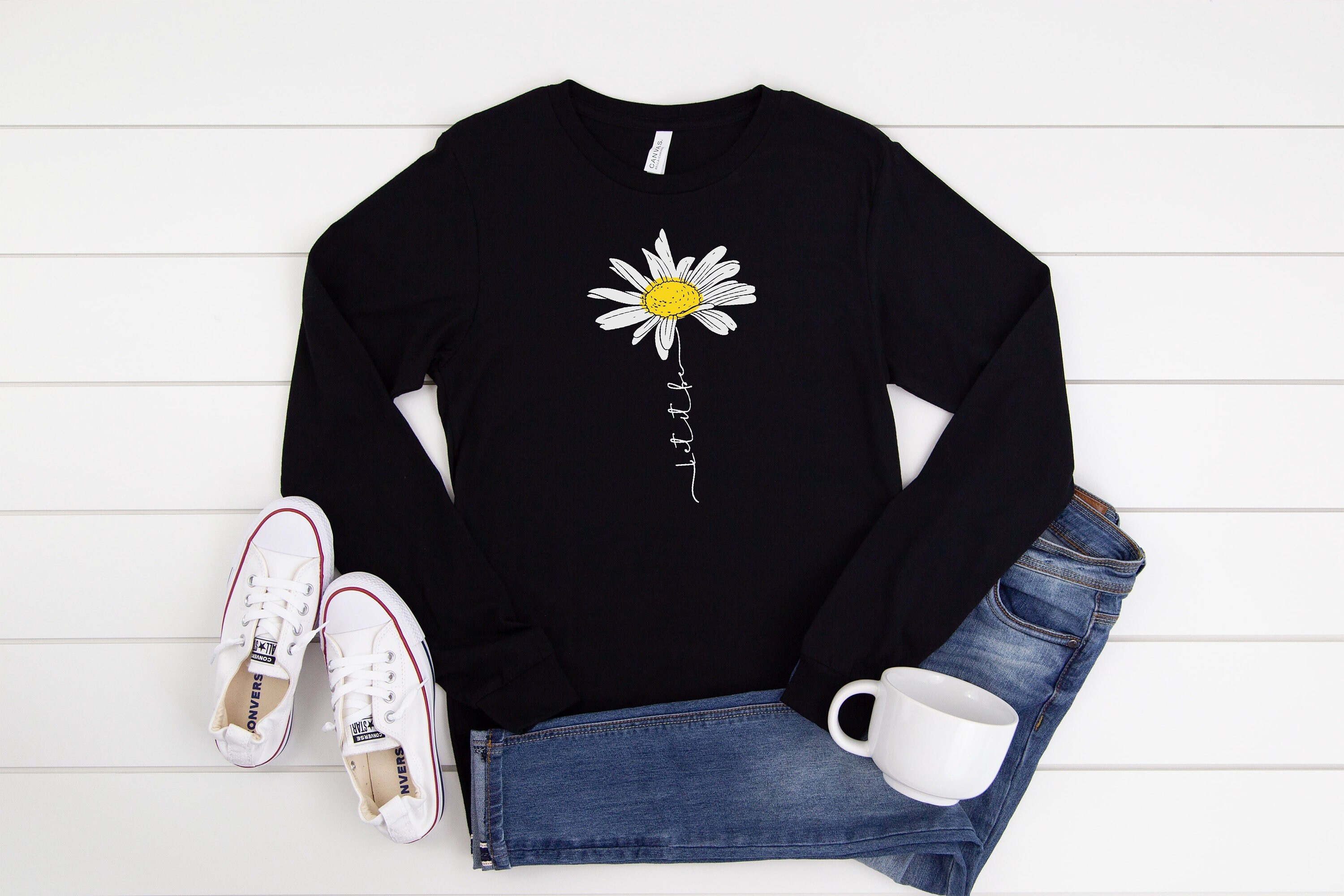 Let It Be Daisy Tee Unisex T-shirt 