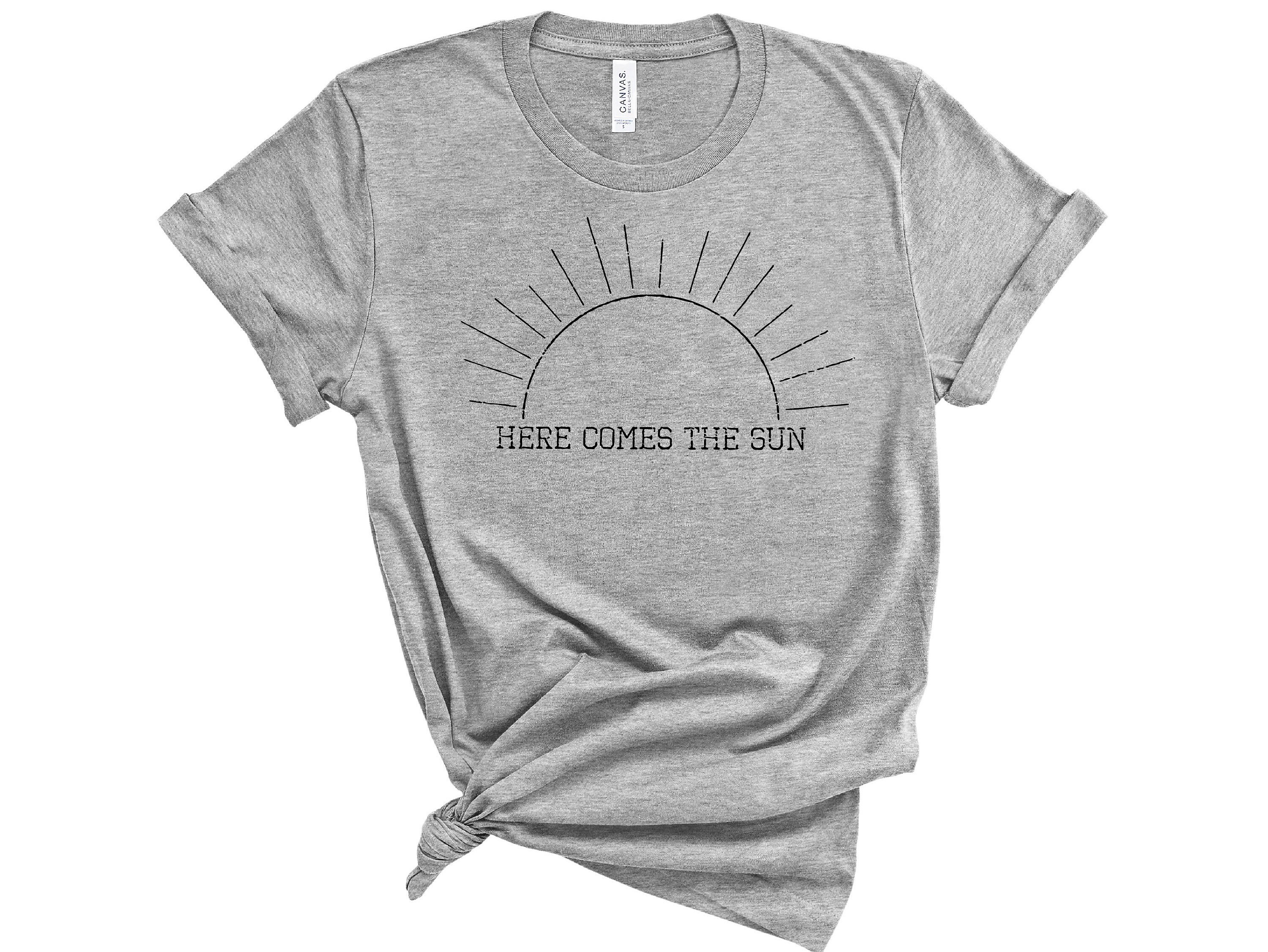 Here Comes the Sun Tee Unisex Tshirt Vintage Music Shirt Hippie Tee