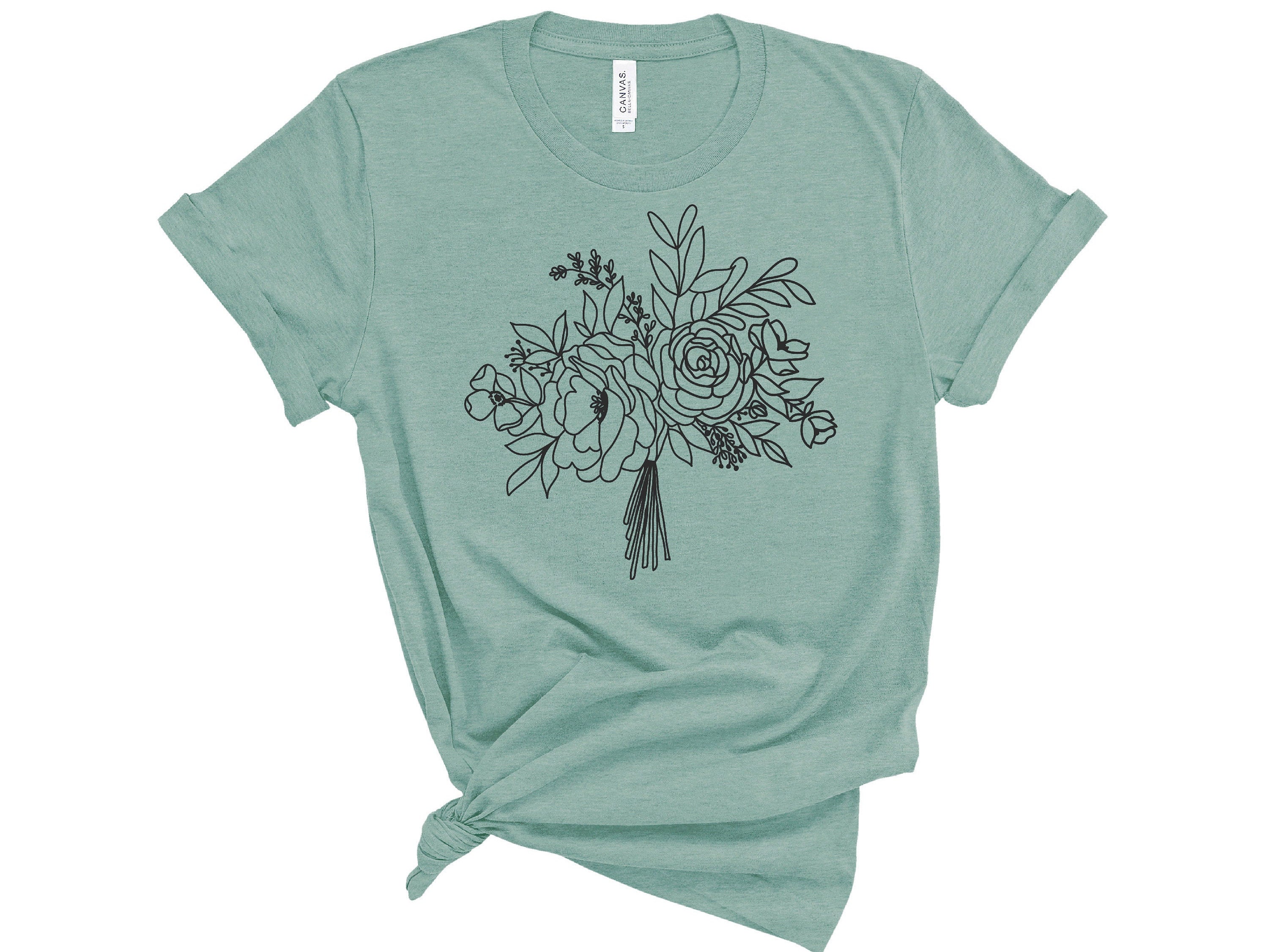Unisex Flower T-Shirt main image 1