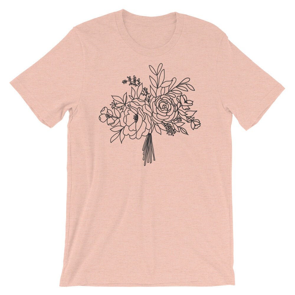 Wildflower Bouquet Tee Unisex T-Shirt Bunch of Flowers | Etsy