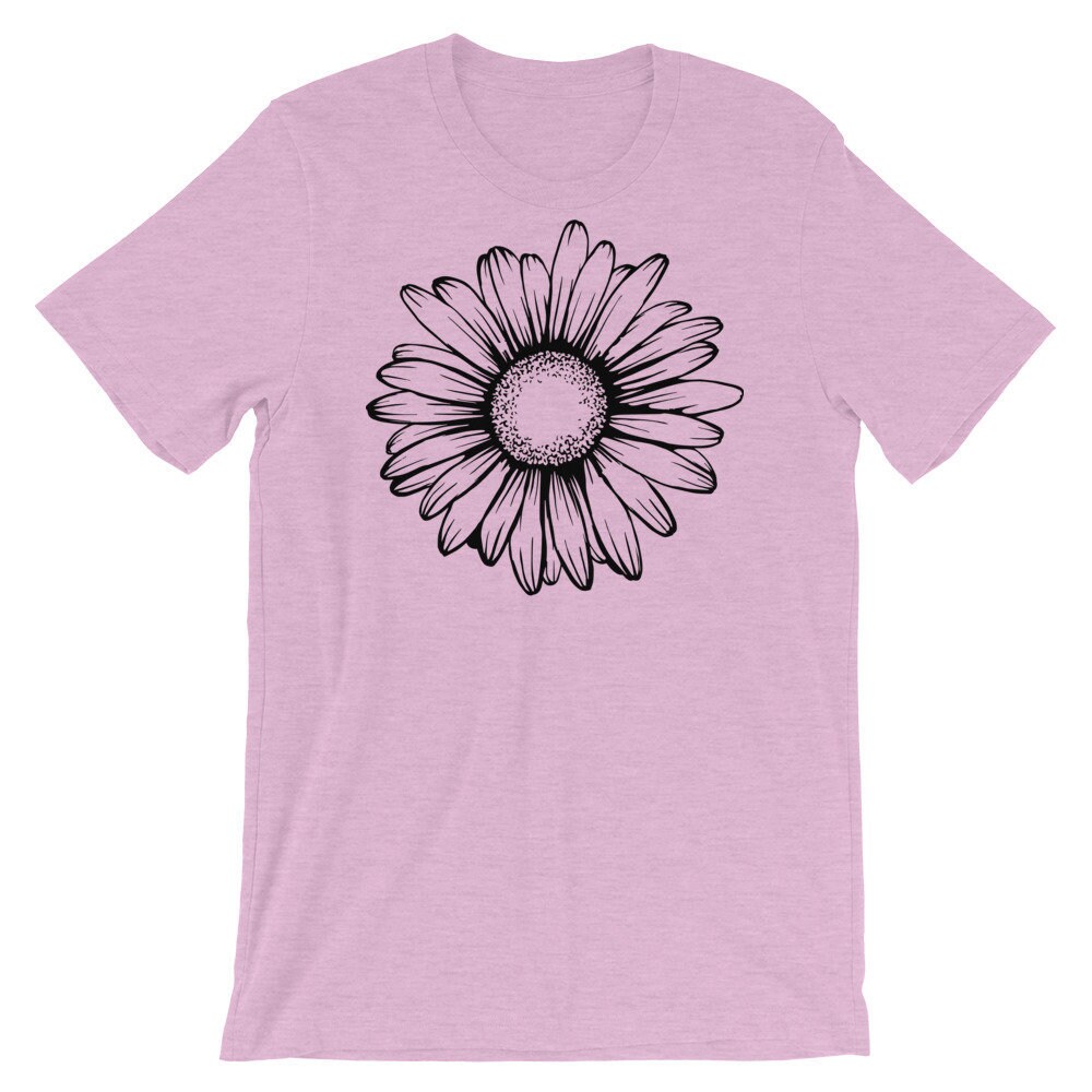 Big Daisy Unisex T-Shirt Flower Tee Wildflower Shirt | Etsy