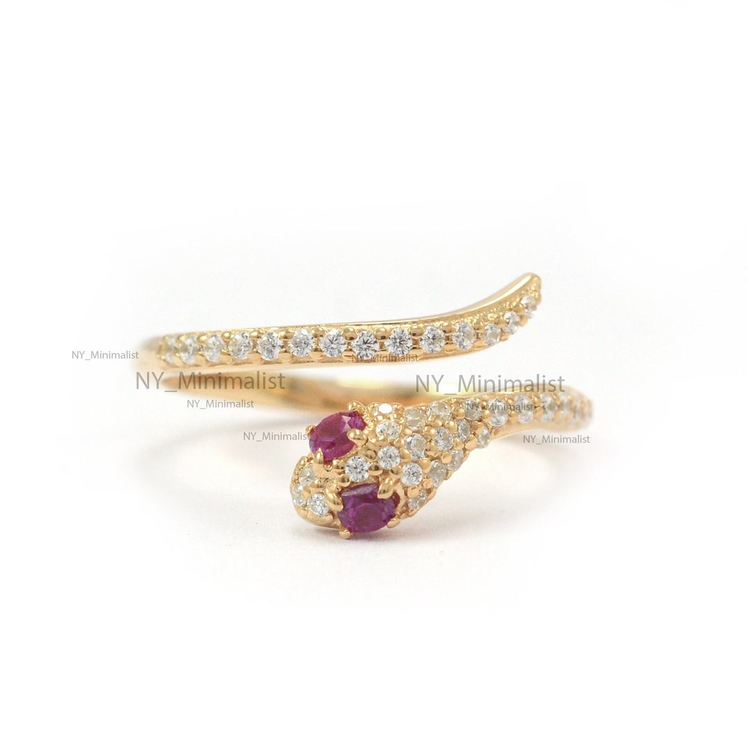 Snake Eyes Genuine 0.04 Ct. Ruby Gemstone Real 0.23 Ct. SI - Etsy
