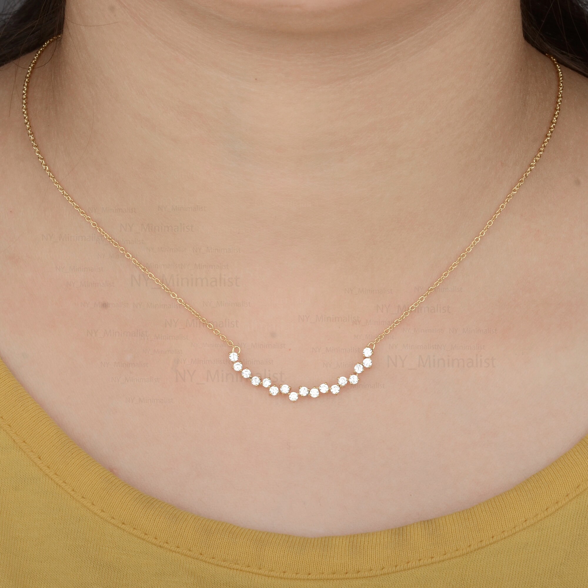 ◆STONEHENgE◆ SHe 14K Diamond Necklace SA24D40U4W STONEHENgE SHe 14K diamond necklace SA24D40U4W