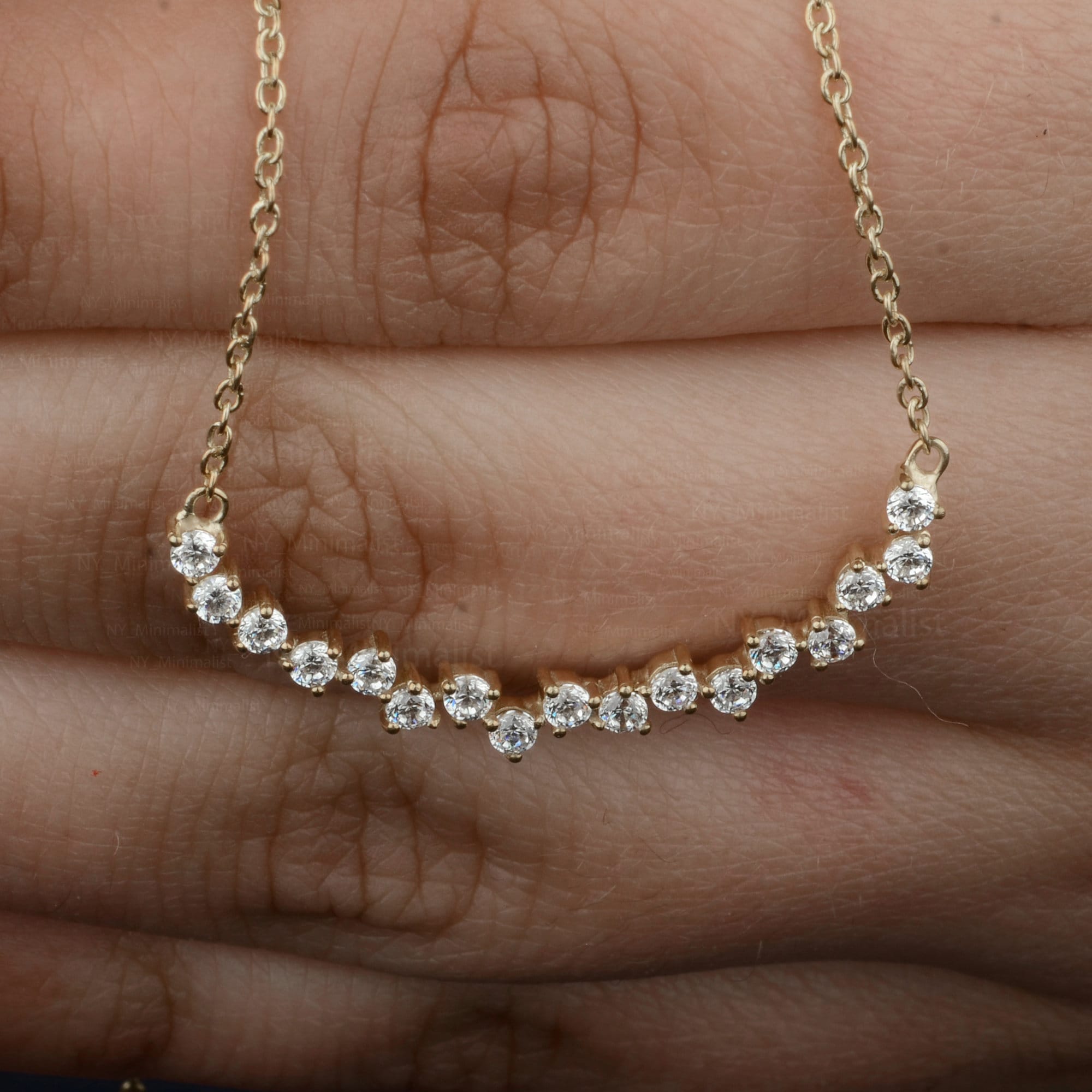 ◆STONEHENgE◆ SHe 14K Diamond Necklace SA24D40U4W STONEHENgE SHe 14K diamond necklace SA24D40U4W