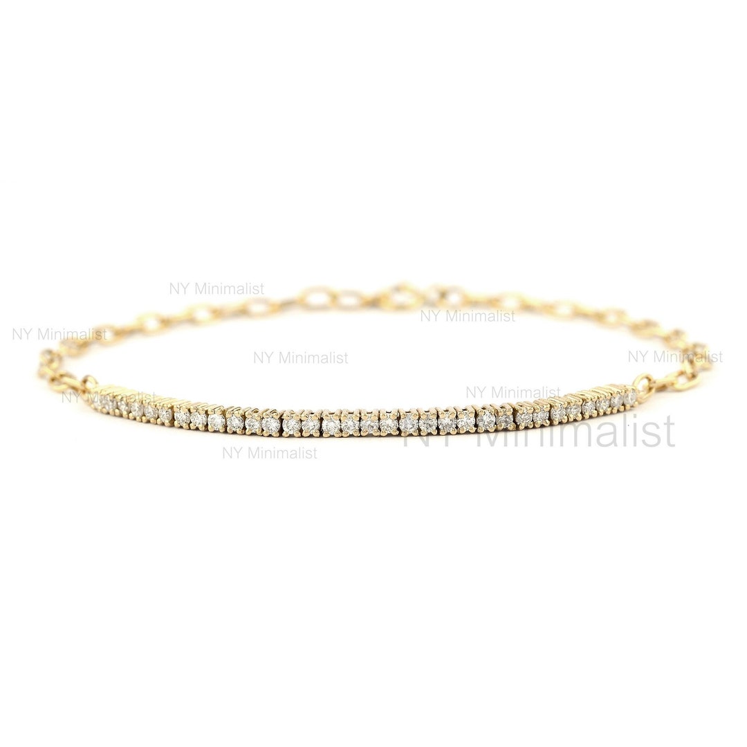 Tennis and Paper Clip Bracelet main image 1