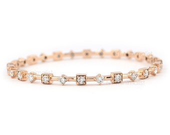 イエローダイヤモンド ブレスレット 0.498ct(Total) 3石 VS2
