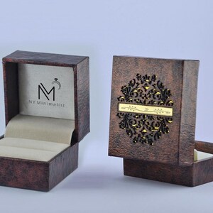 Emerald Ruby Stackable Ring: 14K Yellow Gold Minimalist Promise Ring image 5