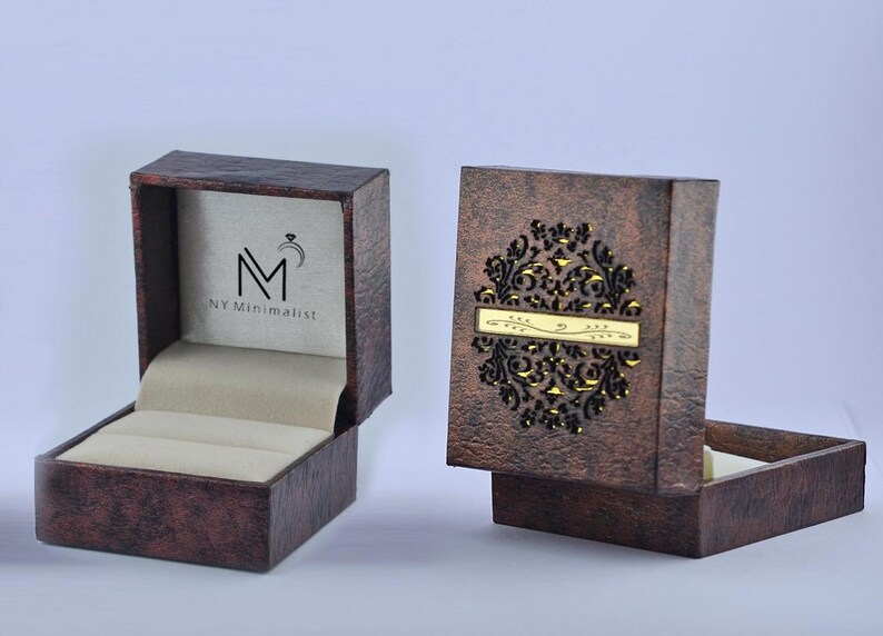 Emerald Ruby Stackable Ring: 14K Yellow Gold Minimalist Promise Ring image 5