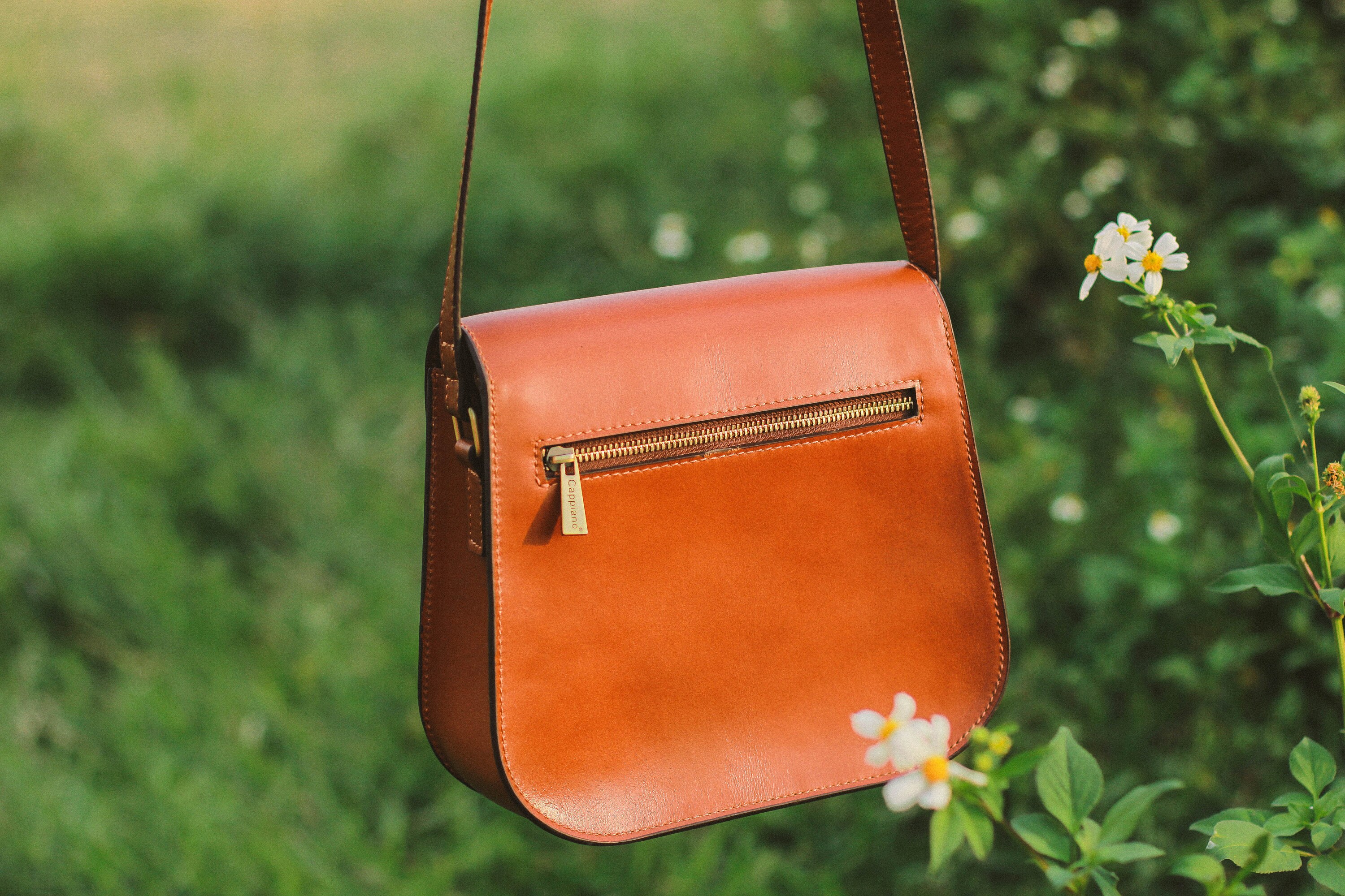 Full Grain Leather Classical Crossbody Bag Work Bag Women Etsy