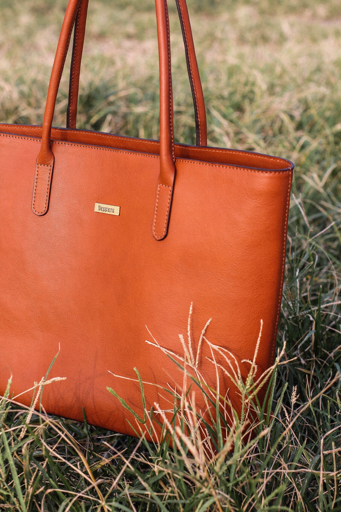 Full Grain Leather Tote Bag Work Bag Women Handcrafted Large Etsy