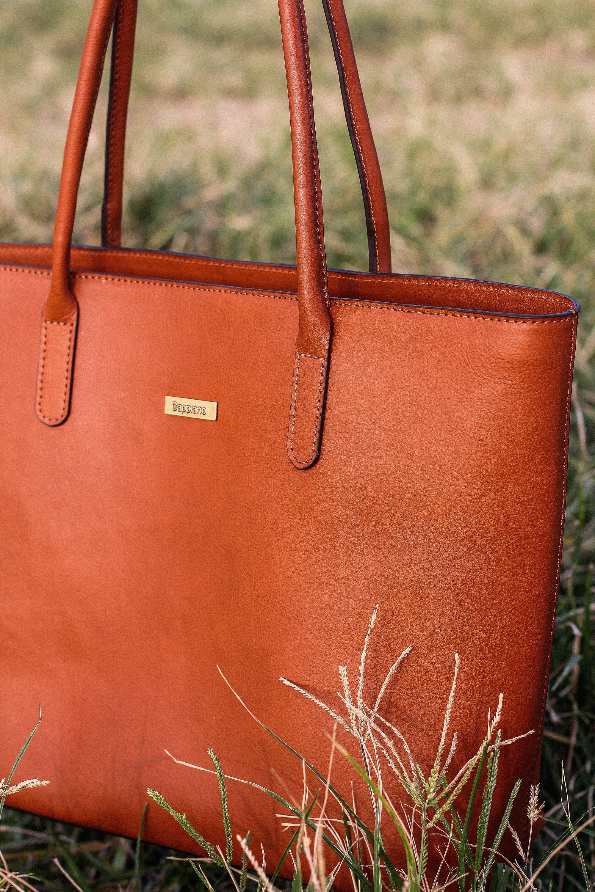 Full Grain Leather Tote Bag Work Bag Women Handcrafted Large Etsy