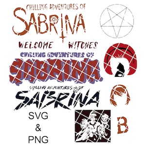 CAOS typography, Chilling adventures of Sabrina logos