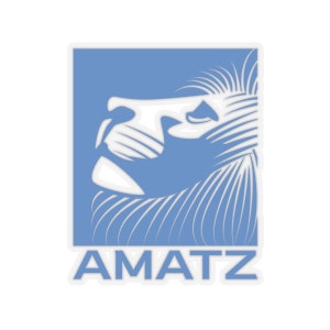 Chazak v’Amatz (English) | Jewish/Hannukah sticker