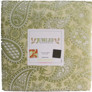 Fabric Layer Cake Jubilee by Amanda Murphy for Contempo/Benartex - Fabric 10" Squares