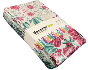 Precut Fabric Fat Quarter Bundle Winterberry Floral by Kanvas Studio for Benartex - 19 Fat Quarters