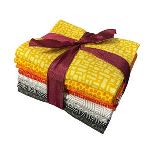 8 Fabric Fat Quarter Bundle - Transparency by Modern Quilt Studio for Benartex Contempo