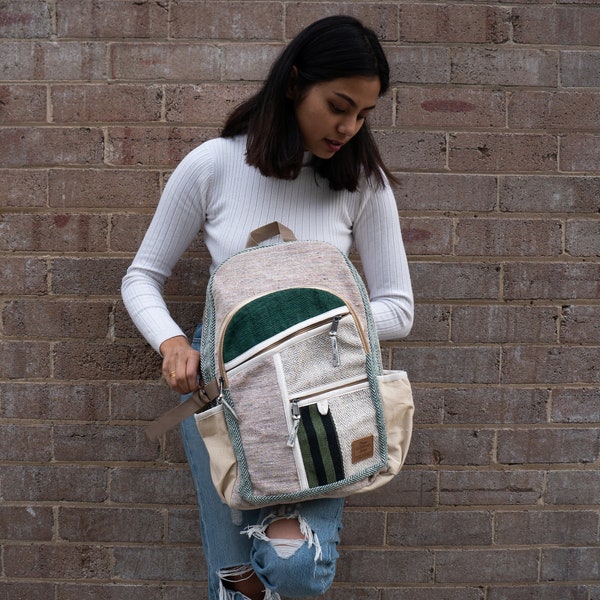 Hemp Backpack | Hemp Bag | Backpack | Hemp | Vegan | Handmade | Stylish | Color