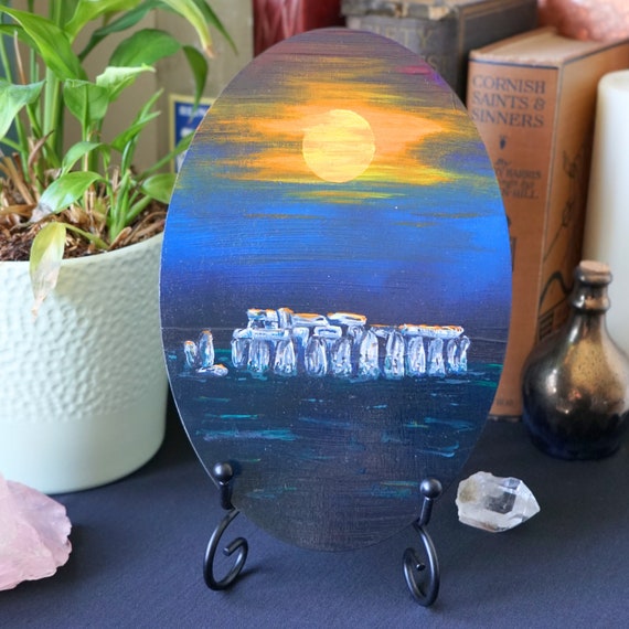 Stone Henge Painting - Original Art - Acrylic on Board