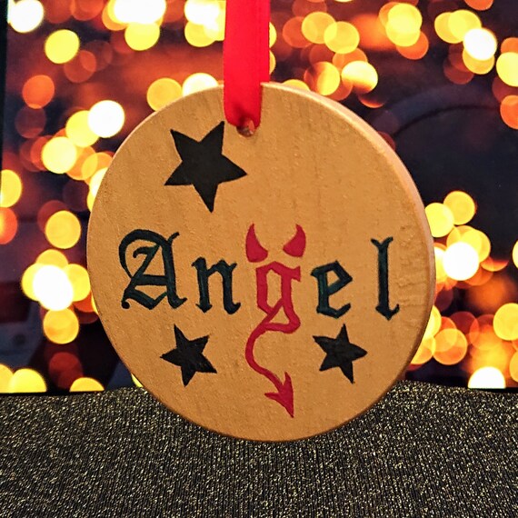 Christmas Decoration - Wooden - Angel