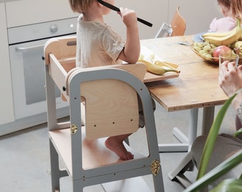 Kitchen Tower, Learning Stool: Elevate Your Child's Experience with Customizable Add-Ons