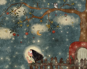 Custom Childrens Book Illustration - Illustrator for Hire - Hand-Drawn Pencil and Watercolor Whimsical - Message me before ordering