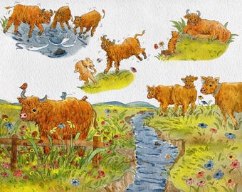 Custom Childrens Book Illustration - Illustrator for Hire - Hand-Drawn Pencil and Watercolor Whimsical - Message me before ordering