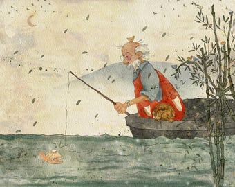 Custom Childrens Book Illustration - Illustrator for Hire - Hand-Drawn Pencil and Watercolor Whimsical - Message me before ordering