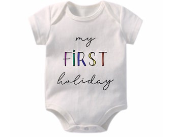 my first holiday baby grow