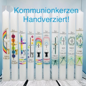 Tischkerze kommunionskerze